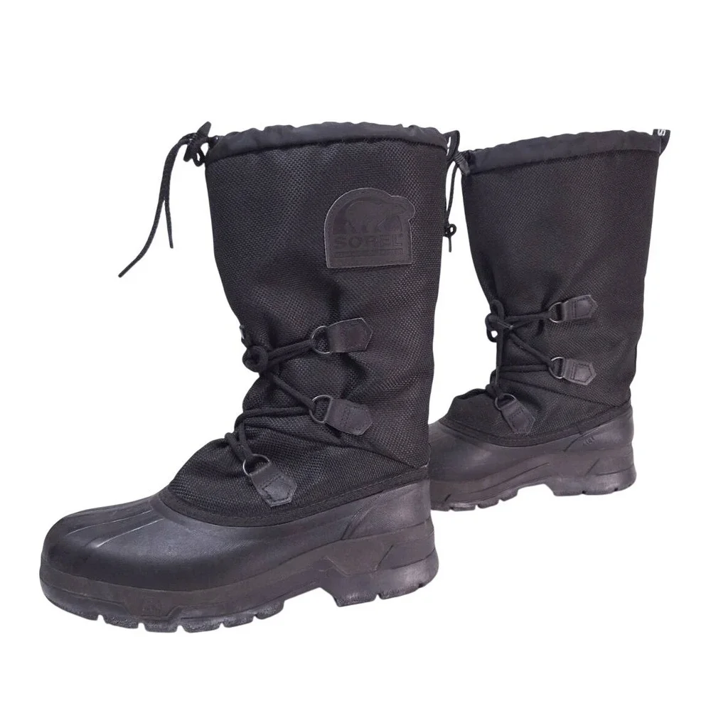 Vtg‎ Sorel Kaufman Canada Snow Lion Boots Men 7 Women 8.5 Waterproof Gorpcore